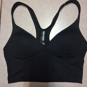 Victorias Secret PINK Active Ultimate Push Up Racerback Sports Bra Womens Xsmall